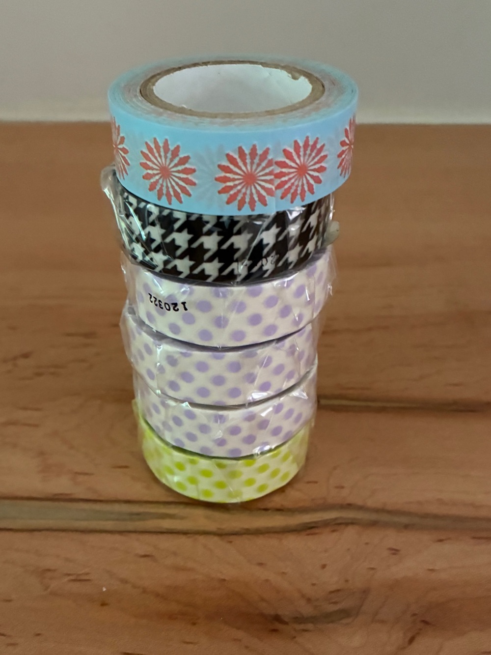 Assorted Washi Tape 6 Rolls